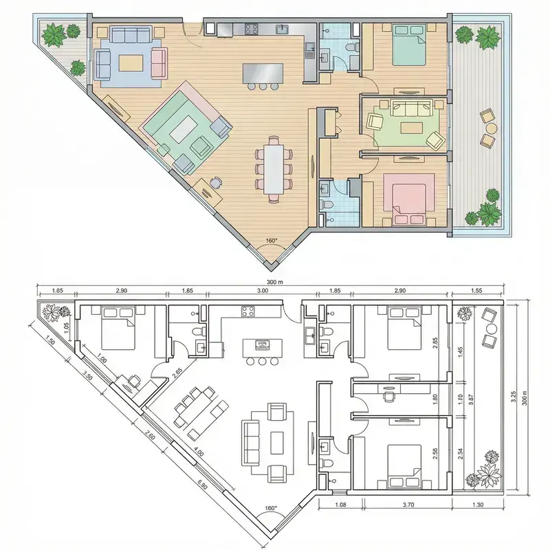1-xonali kvartira Yashnabad, Tashkent — 38 m², 5 / 18 qavat — 10-reja