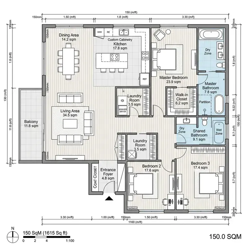 1-xonali kvartira Yashnabad, Tashkent — 38 m², 5 / 18 qavat — 3-reja